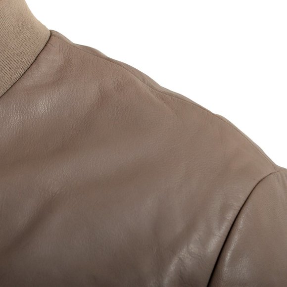 Hugo Boss Men'sLuntis Suede Leather Bomber Jacket